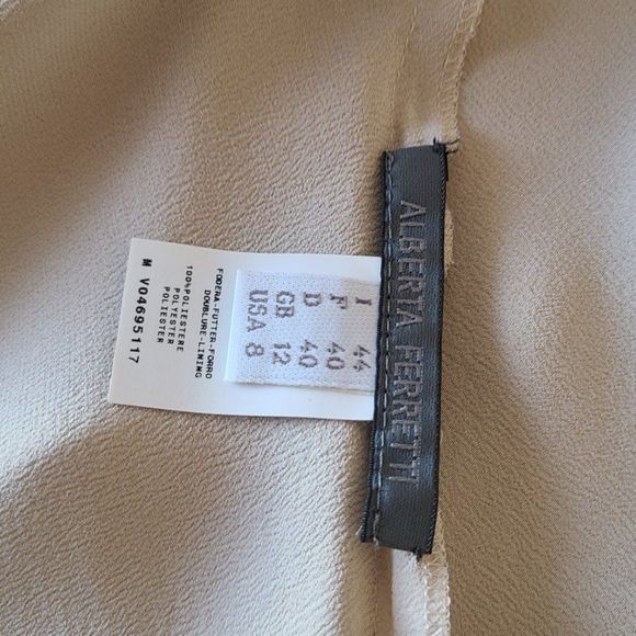 Alberta Ferretti Cream Maxi Dress - Picture 6 of 15